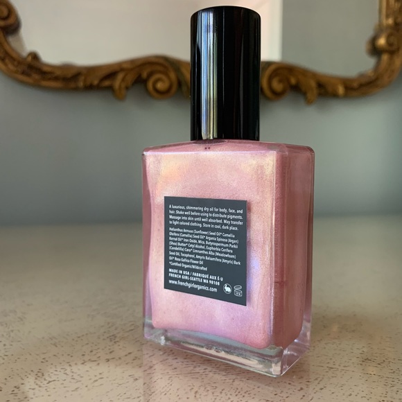 French Girl Cosmetics Rose Doree Shimmering Body Oil - Picture 4 of 4